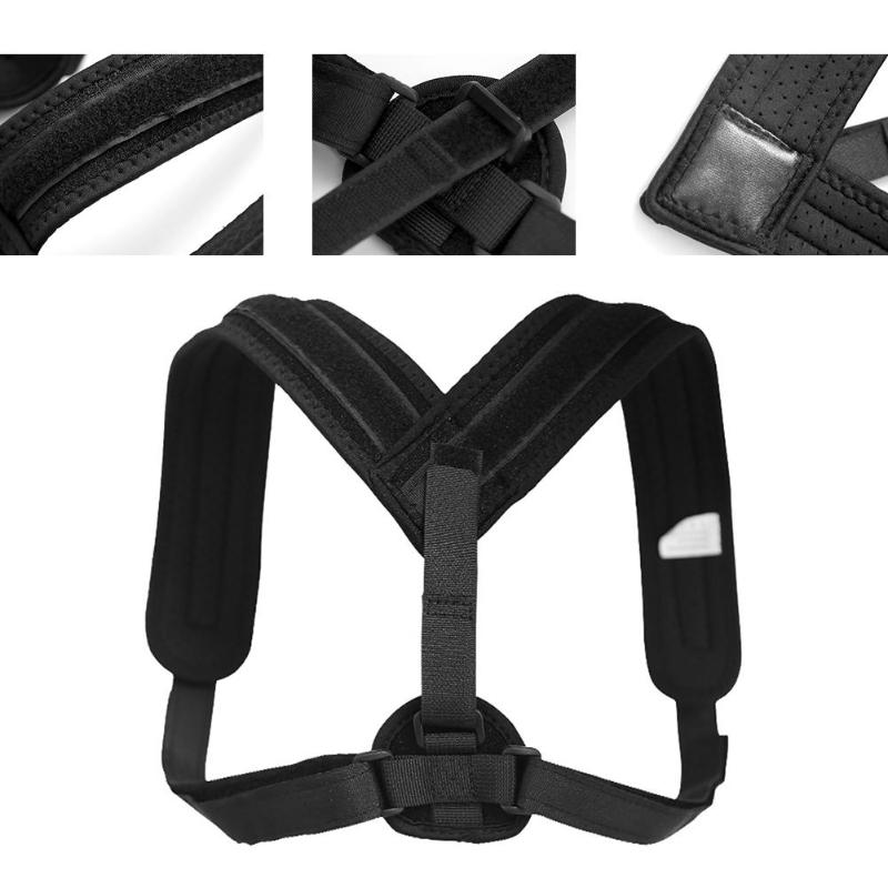 Back Posture Corrector Adjustable Clavicle Brace Comfortable Correct Shoulder Posture Support Strap Clavicle Correction Belt-ebowsos