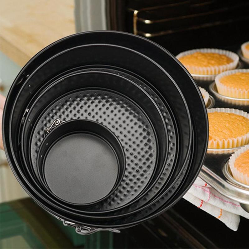 Baking Pans Kitchen Cake Tool Cake Mold Metal Round Baking Dish Bakeware Non-stick Mold Kitchen Accessories Gadget drop shipping - ebowsos