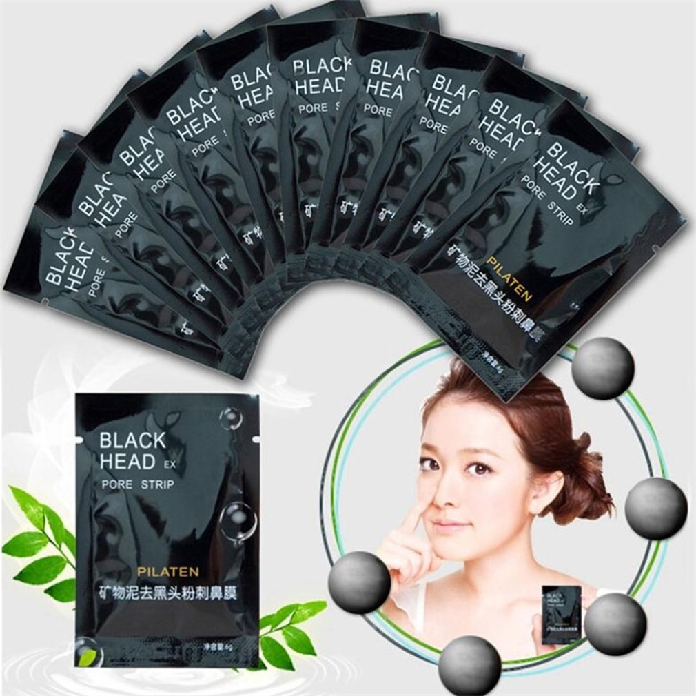 Bamboo Charcoal Blackhead Removal Whitehead Nose Mask Cleaning Pores Acne Treatment T-Nursing Supplies For Women - ebowsos