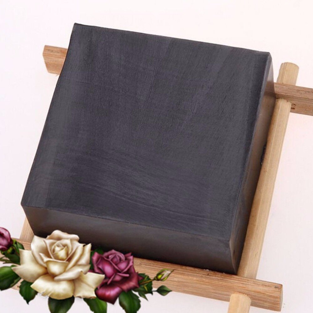 Bamboo Charcoal Handmade Soap Face Mask Clean Body Shower Treat Blackhead Remover Deep Purifying Peel Off Facial Face Soap - ebowsos