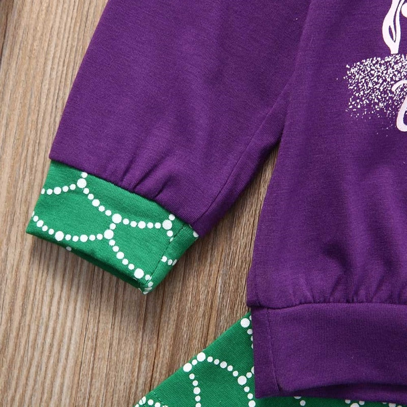 Beauty Boutique Toddler Kids Girls Mermaid Baby Girl Clothes Sets Hoodie Tops Pants Outfits Clothes 3Pcs - ebowsos