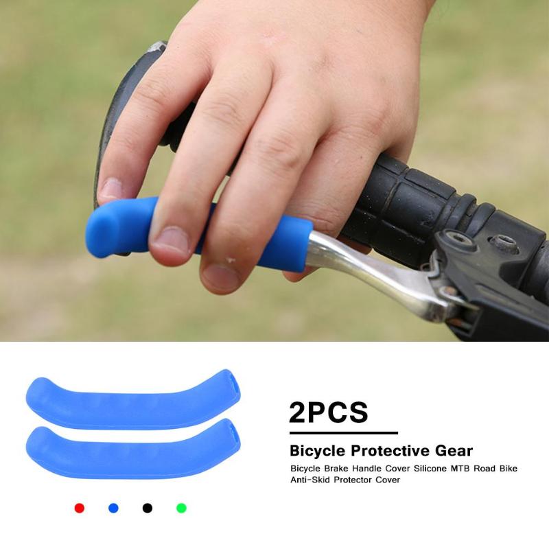 Bicycle Brake Handle Cover Silicone Sleeve Universal Bicycle Protective Gear MTB Road Bike Anti-Skid Protector Cover-ebowsos