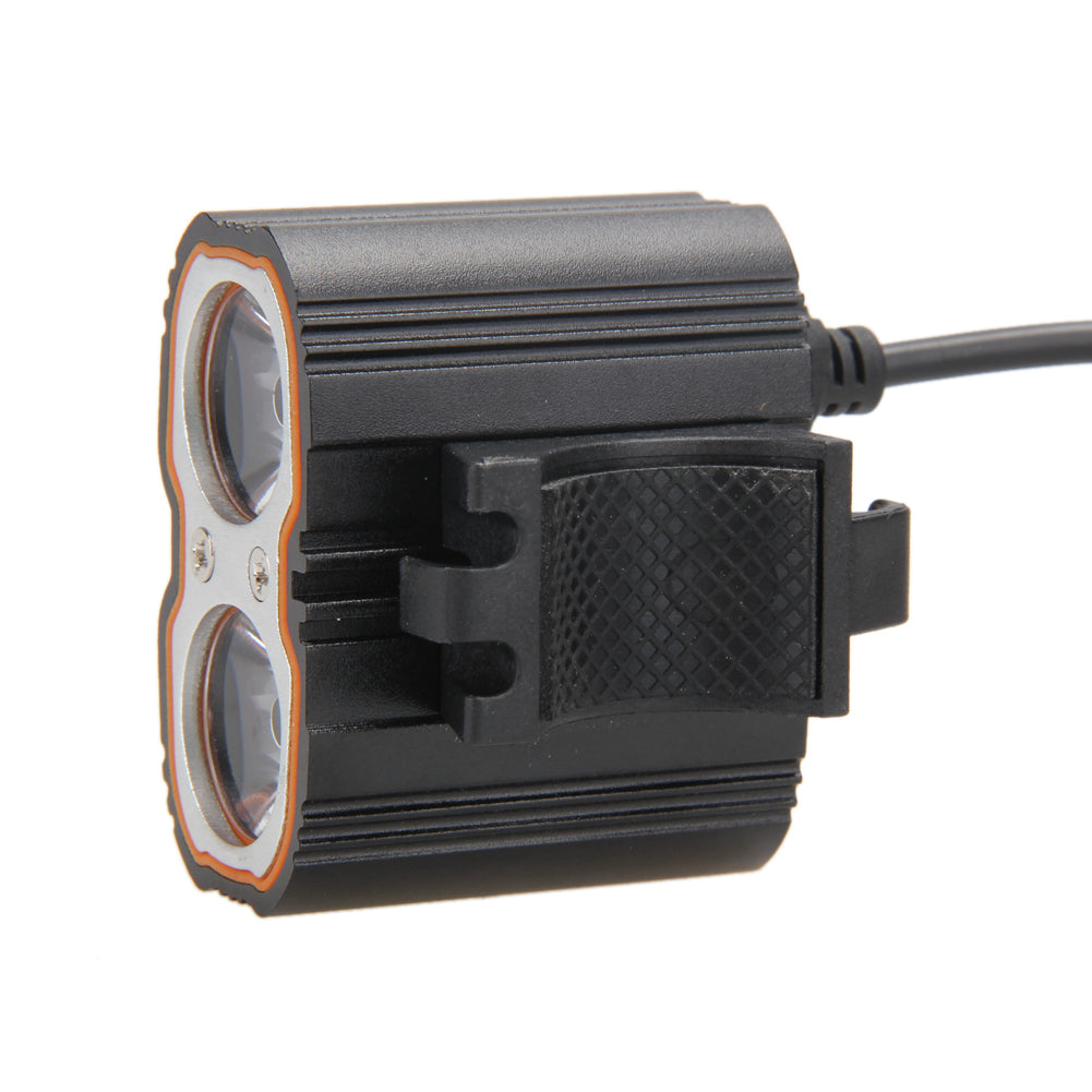 Bicycle Handlebar Bike Front Lighting 2x XM-L T6 USB Rechargeable Waterproof LED Bike Bicycle Handle Bar Lamp Aluminum Alloy-ebowsos