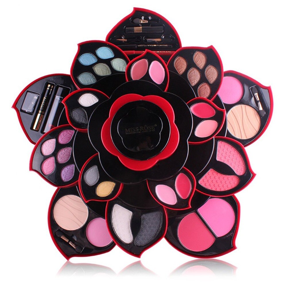 Big plum rotating eye shadow tray natural sexy makeup - ebowsos