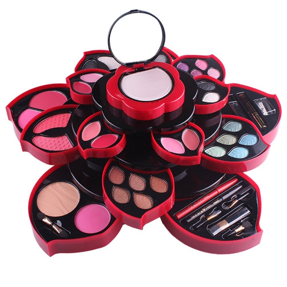 Big plum rotating eye shadow tray natural sexy makeup - ebowsos