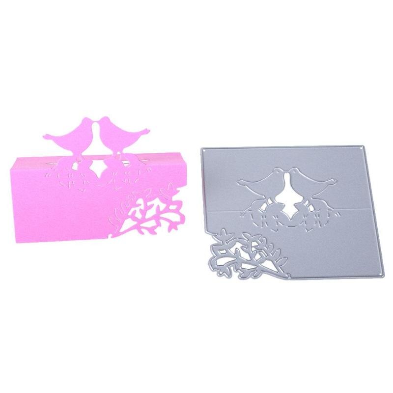Bird Cutting Dies Stencils Scrapbook Embossing DIY Craft Album Card Gift - ebowsos