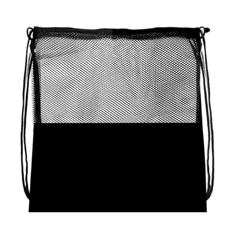 Black Basketball Mesh Bags Portable Multi-function Volleyball Storage Net Pouch Organizer Outdoor Sports Training Bag-ebowsos