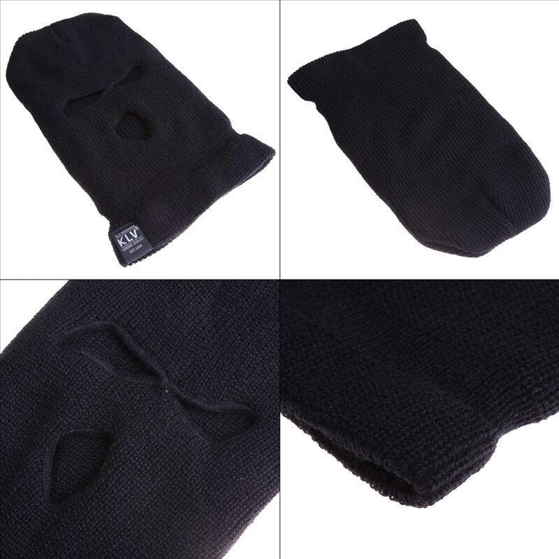 Black Bicycle Motor Face Mask Thinsulate Warm Winter Army Ski Hat Neck Warmer balaclava face mask Wargame Special Forces Mask-ebowsos