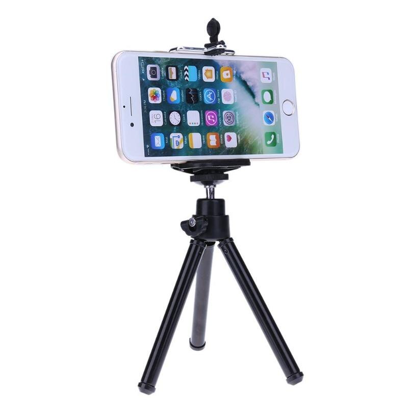 Black Hot Sale Mini Mobile Phone Stand Flexible Camera Tripod for Smartphone Camera Video Tripods - ebowsos