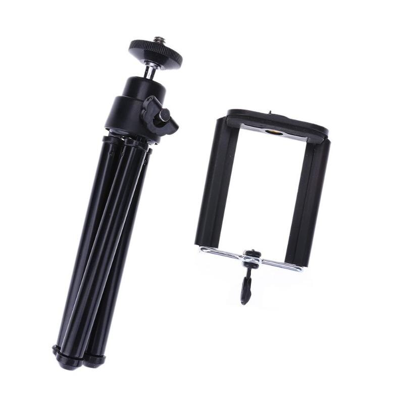 Black Hot Sale Mini Mobile Phone Stand Flexible Camera Tripod for Smartphone Camera Video Tripods - ebowsos