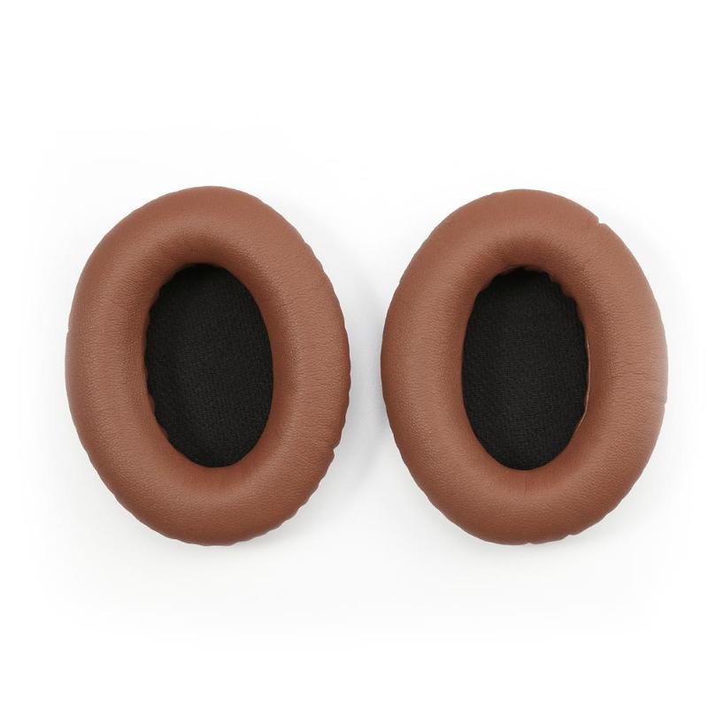 Black-Inner Leather Replacement Earpads Ear Pad Pads Cushion for Bose Quietcomfort 2 QC2 QC15 QC25 AE2 Headphones Promotion - ebowsos