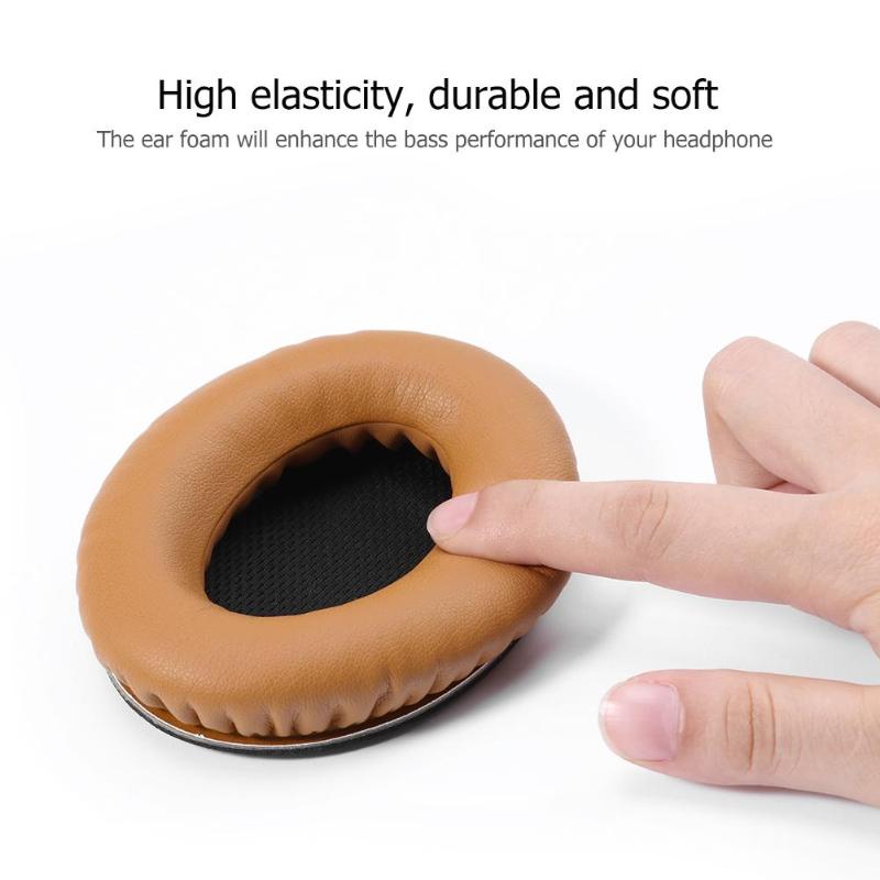 Black-Inner Leather Replacement Earpads Ear Pad Pads Cushion for Bose Quietcomfort 2 QC2 QC15 QC25 AE2 Headphones Promotion - ebowsos