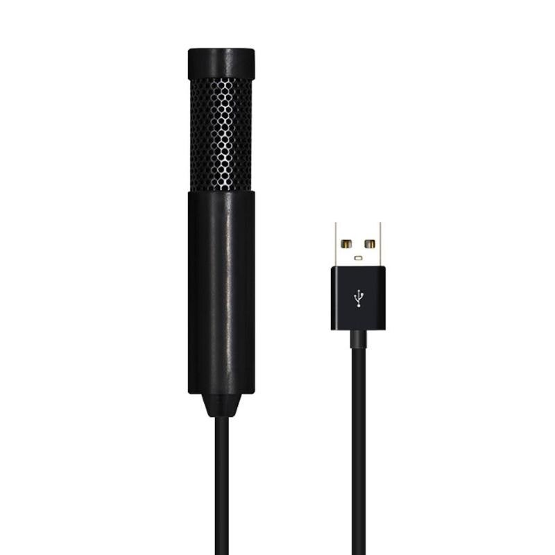 Black Mini 3.5mm Wired USB 3.5 Condenser Capacitance Studio Microphone SF-555 for Computer High Quality Accessories Microphones - ebowsos