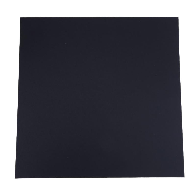 Black PEI Sheet 200 x 200 x 0.8mm PEI Sheet for 3D Printing with 468MP Adhesive Tape Works Especially Well with Delta Style - ebowsos