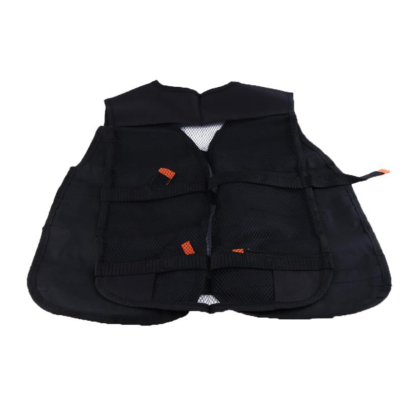 Black Unisex Adjustable Quick-dry Hunting Military Tactical Vest Nylon Vest Toy Kit Hunting Vests Outdoor Jungle Equipment-ebowsos