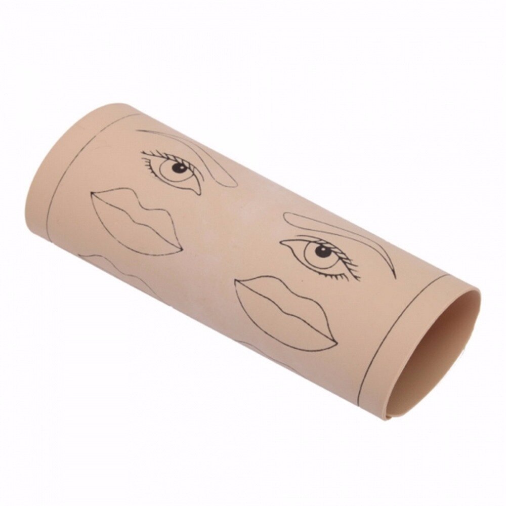 Blank Eyebrow Lips Artificial Soft Leather Tattoo Simulation Practice Skin for Needle Machine Supply Tattoo accesories - ebowsos
