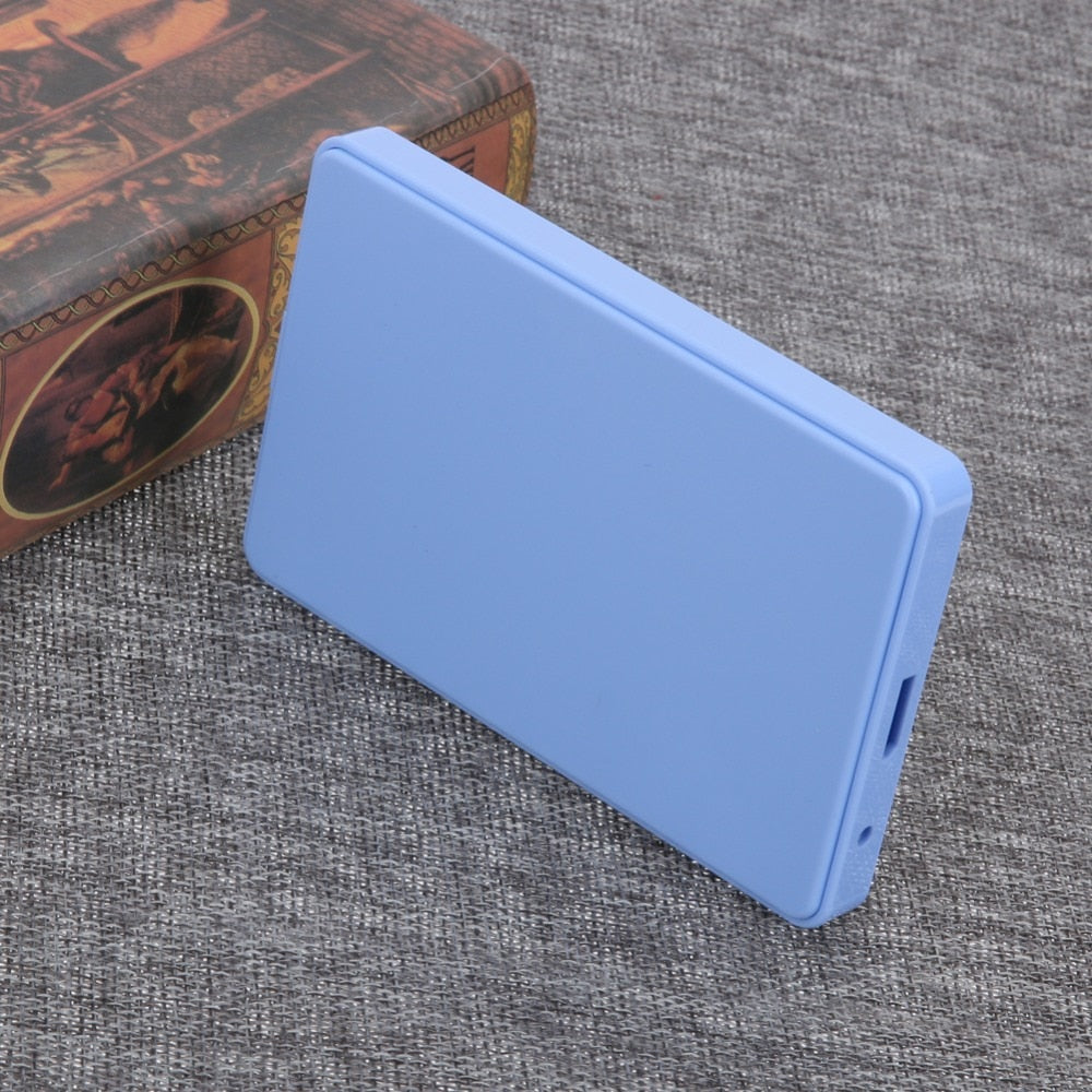 Blue 2TB Mobile HDD Enclosure Case 2.5"inch USB 3.0 to SATA HDD Hard Drive External Enclosure Case HDD Box - ebowsos