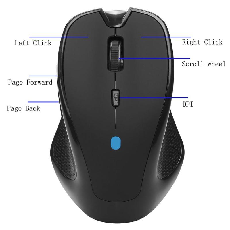 Bluetooth 3.0 1000-1600CPI Wireless Gaming Mouse Computer Office Home Mice for Windows 7/XP/Vista Laptop Notebook High Quality - ebowsos
