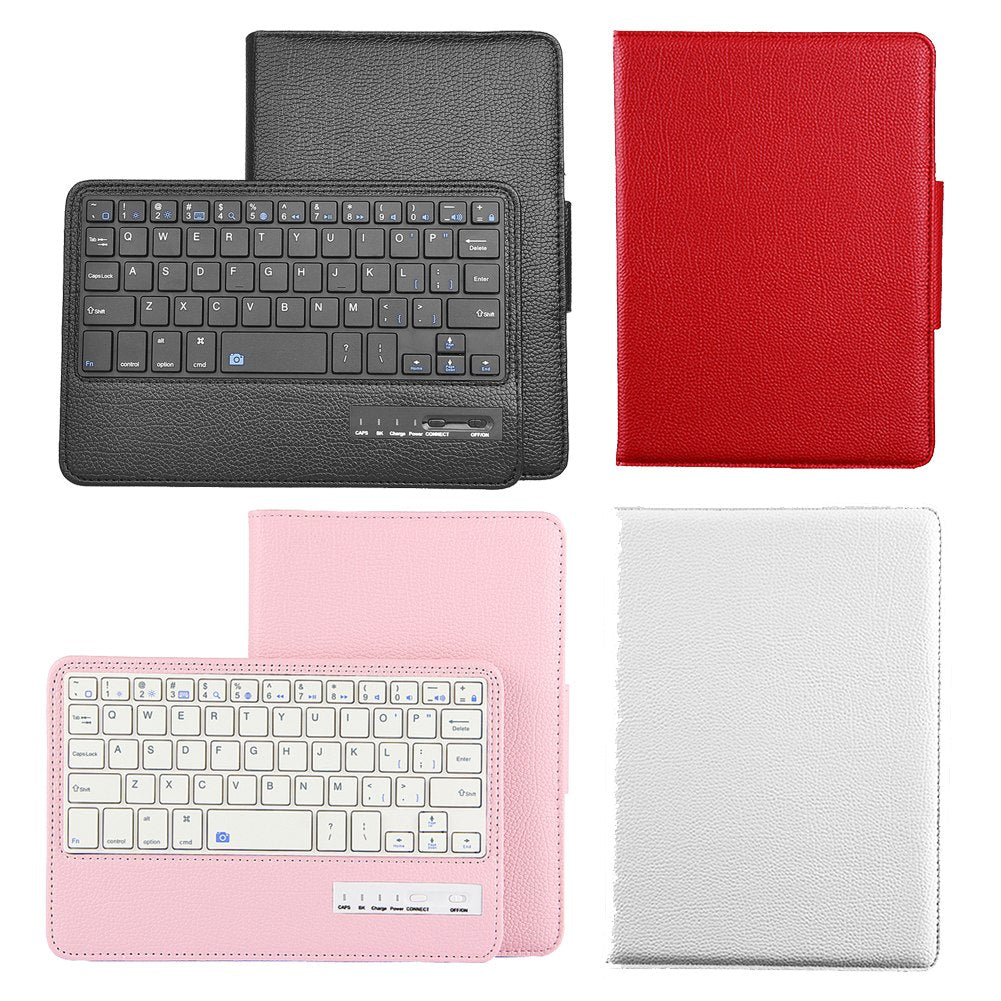 Bluetooth Keyboard with PU Leather Cover Case For Apple iPad Mini 4 Cover for iPad mini 2 Case for iPad mini 2/3/4 - ebowsos