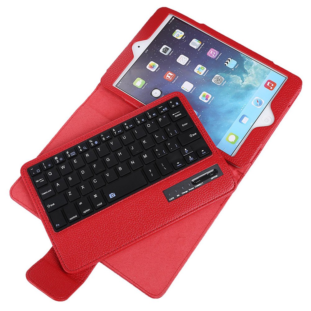 Bluetooth Keyboard with PU Leather Cover Case For Apple iPad Mini 4 Cover for iPad mini 2 Case for iPad mini 2/3/4 - ebowsos