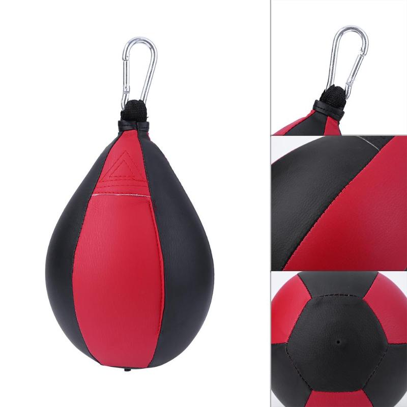 Boxing Punch Bag Pear Shape PU Leather Speed Ball Swivel Boxing Punch Bag Punching Training Speedball Training Ball Speed bag-ebowsos