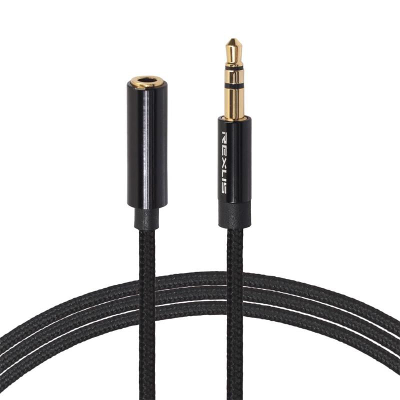 Braided Headphone Extension Cable 3.5mm Jack Male to Female Stereo Aux Audio Extender Cord for Computer Phone Amplifier Hot Sale - ebowsos