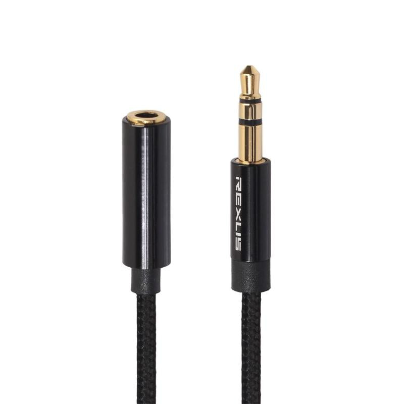 Braided Headphone Extension Cable 3.5mm Jack Male to Female Stereo Aux Audio Extender Cord for Computer Phone Amplifier Hot Sale - ebowsos