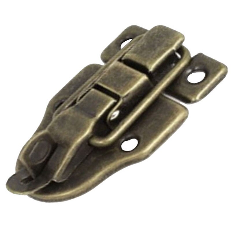 Cabinet Boxes Duckbilled Metal Toggle Latch Catch Hasp Bronze Tone - ebowsos