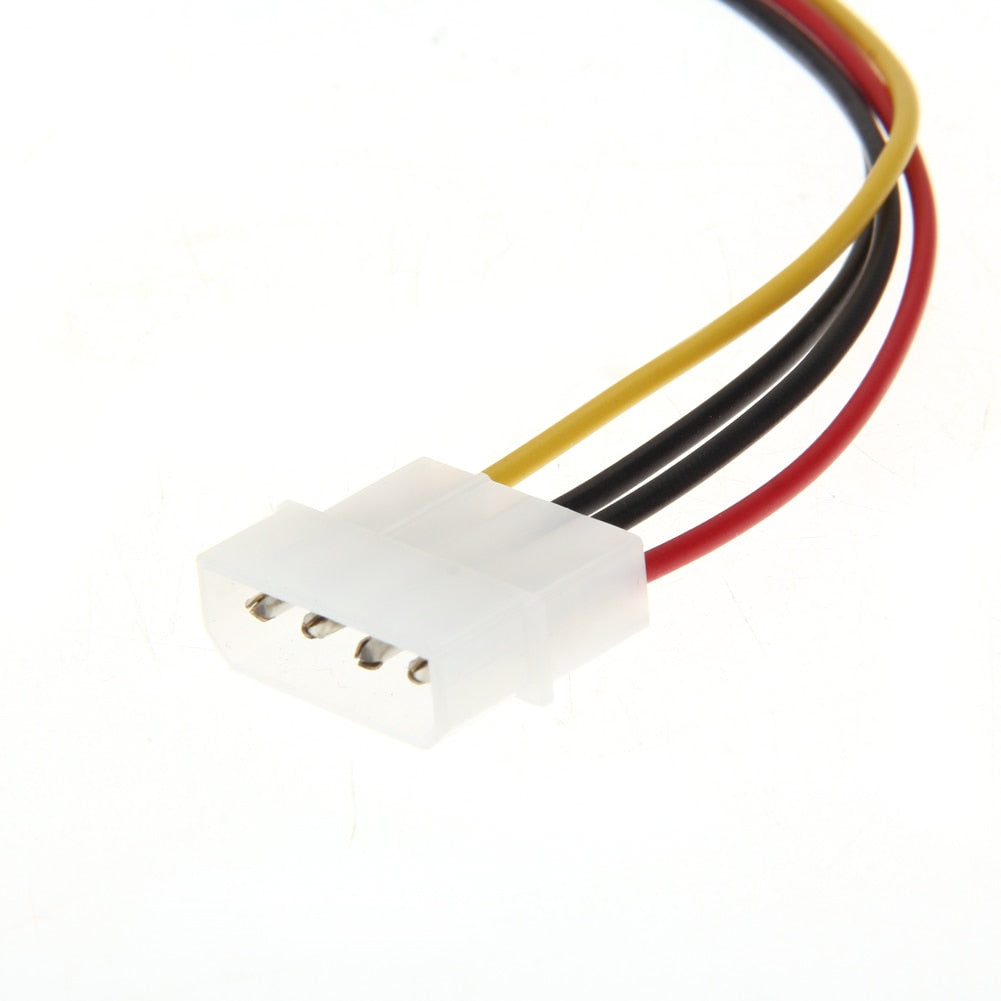Cable Adapter 8 inch 4 pin Male to 4 Pin Female Connector IDE Power ...