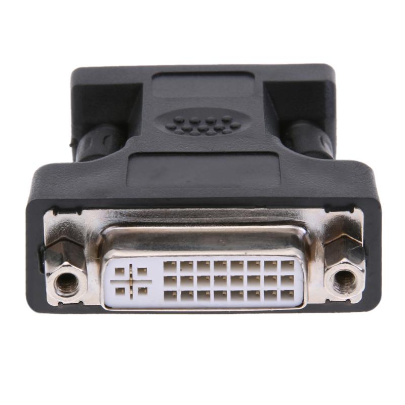 Cable Adapter Connector 24+5Pin DVI Female to 15Pin VGA Male Cable Extender Adapter Connector Supports 720P/1080i/1080P - ebowsos