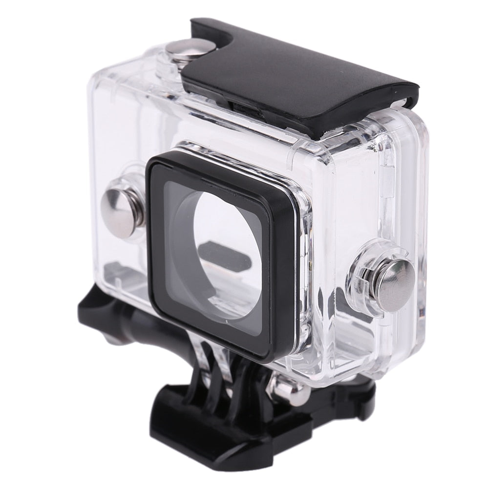 Camera Cases Underwater 45m Waterproof Protective Housing Case Transparent Shockproof Diving Box for Xiaomi Yi 1 Sports Camera - ebowsos