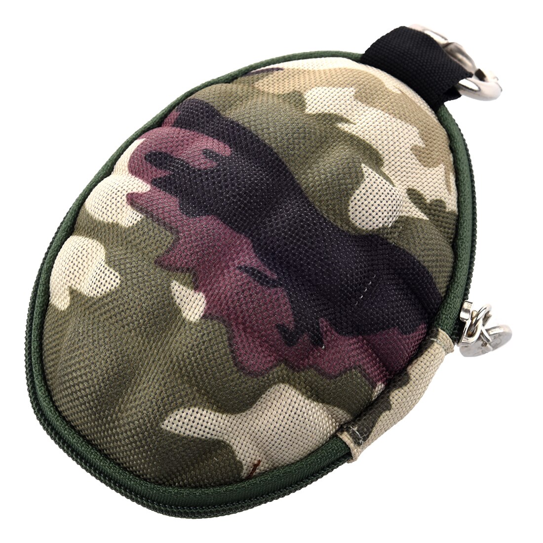 Camouflage Key & Coin Case Duck coin case / key case / Pass Case carabiner typ With six consecutive hook - ebowsos