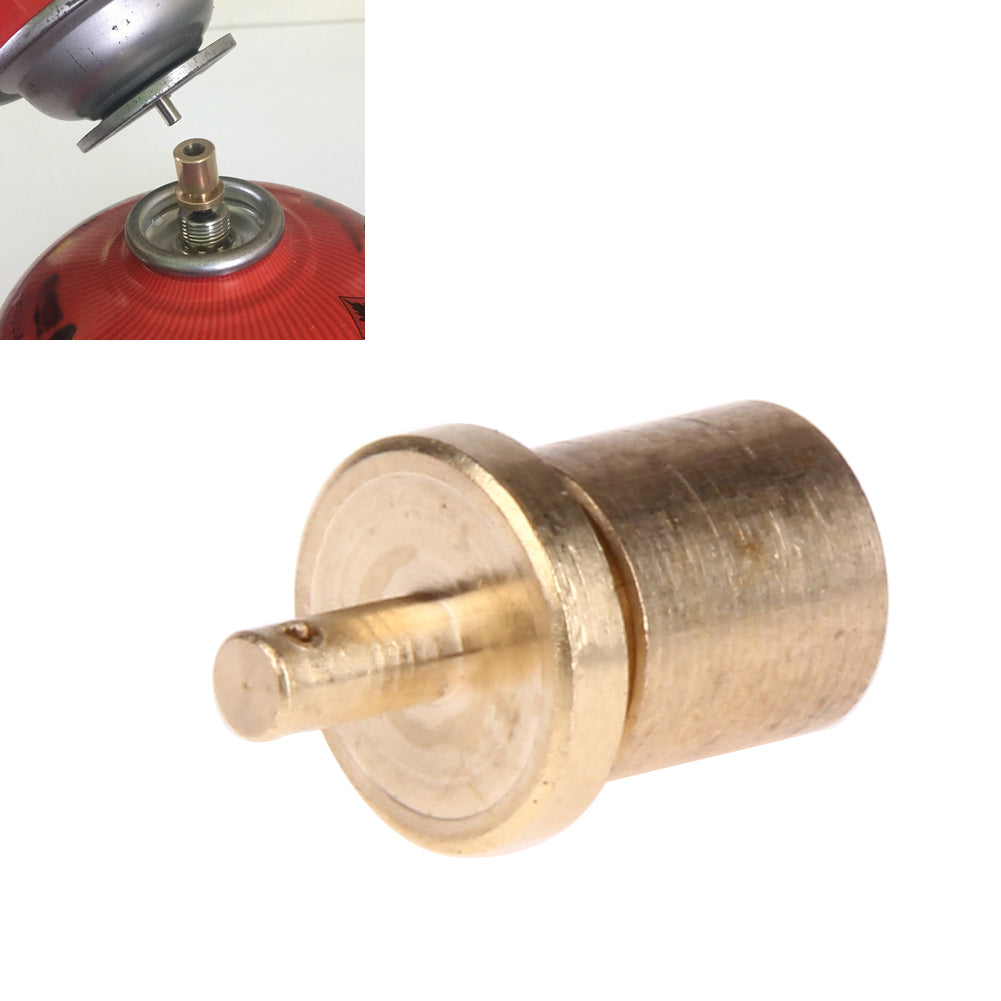 Camping Stove Metal Gas Refill Adapter for Outdoor Hiking Inflate Butane Canister Cylinder Gas Tank Burner Accessories-ebowsos