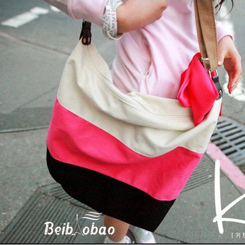 Canvas Crossbody Shoulder Hand Tote Women Bag Messenger Bags Ladies Handbags Bolsa Feminina Bolsas Bolsos - ebowsos