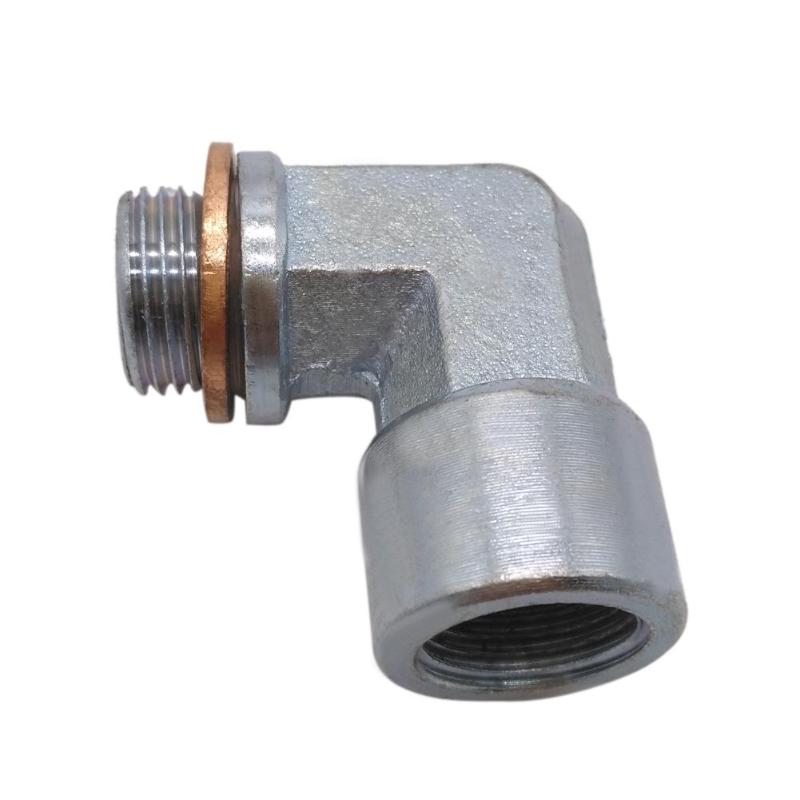 Car Accessories M18X1.5 Oxygen Sensor  Bung Extension M18X1.5 O2 Oxygen Sensor 90 Degrees Angled Extender Spacer - ebowsos