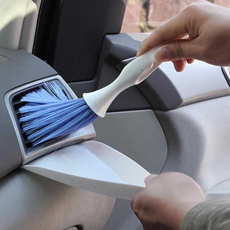 Car Air Outlet Vent Cleaning Brush Dust Remover Lint Dust Brush Hair Remover Home Cleaning Tools Cleaning Brush Car Clean Tool - ebowsos
