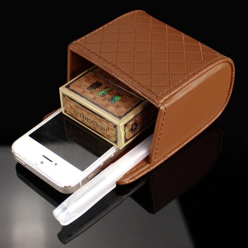 Car Air Vent Holder Bag For iPhone X 10 8 Samsung S8 Car Phone Mount Stand Bracket Protective Bag Car Phone Stand Storage Bags - ebowsos