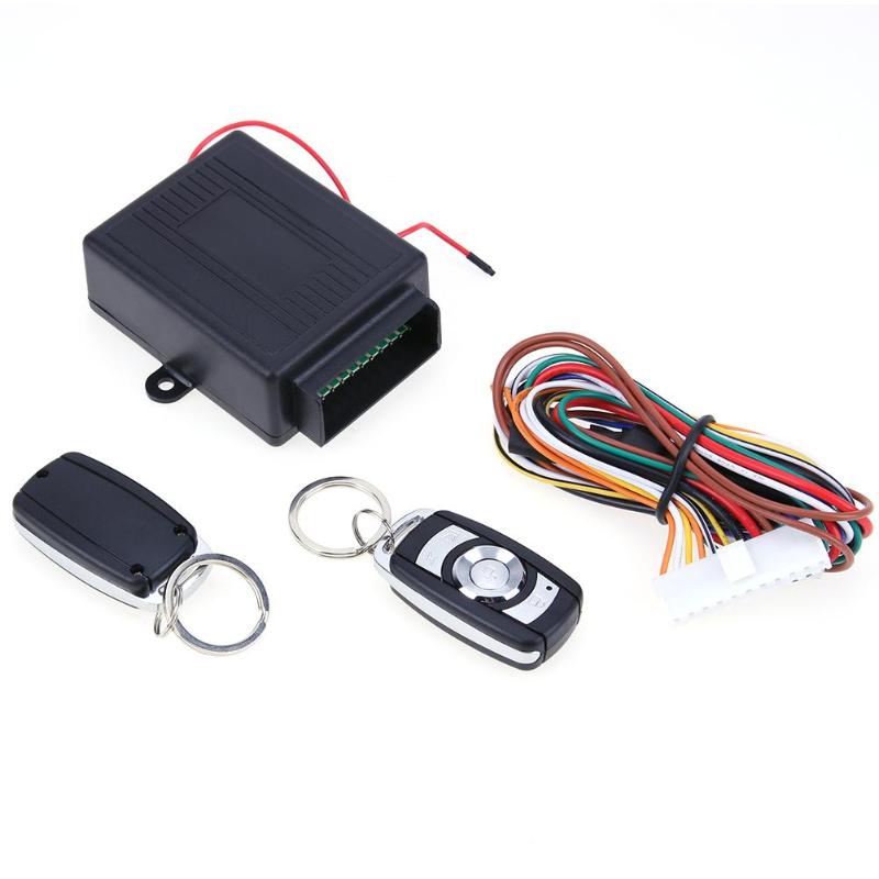 Car Alarm Systems Auto Remote Central Kit Door Lock Vehicle Keyless Entry System Central Locking with Remote Control Promotion - ebowsos