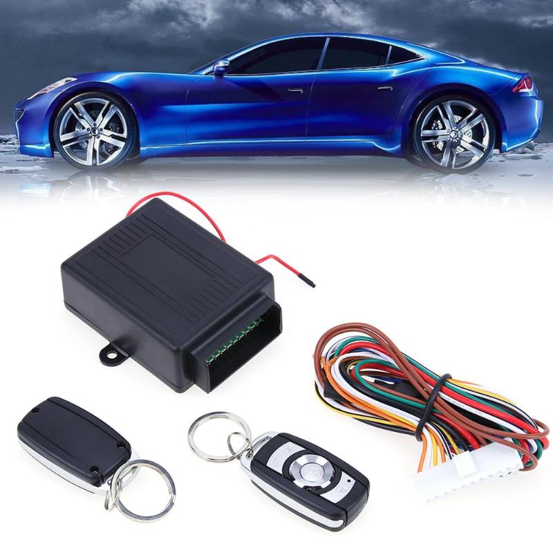 Car Alarm Systems Auto Remote Central Kit Door Lock Vehicle Keyless Entry System Central Locking with Remote Control Promotion - ebowsos