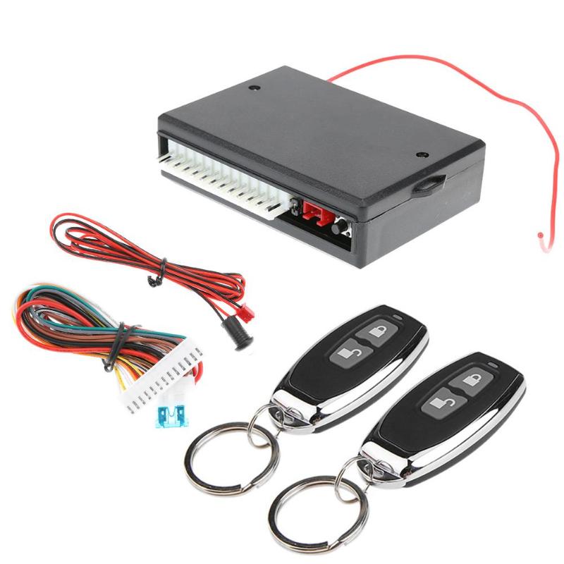 Car Central Door Lock Keyless Entry System Remote Central Locking Kit with Remote Control Universal Car Alarm Systems Promotion - ebowsos