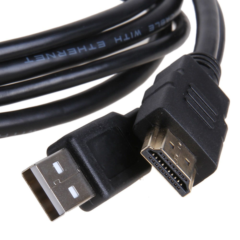 Car Dashboard Flush Mount Panel USB 2.0 HDMI Extension Panel Extension Cable for Car Mount Extension Cable with Install Tools - ebowsos