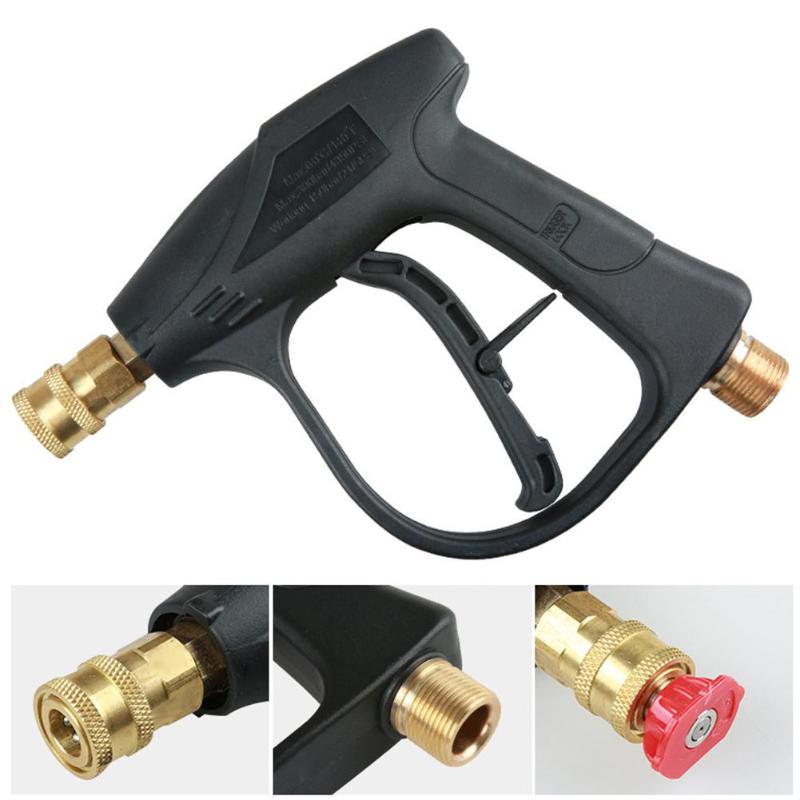 Car High Pressure Washer Water Gun Power Washer Spray With 5 Quick Connect Water Jet Nozzles Cleaning Tools Garden Car Washer - ebowsos