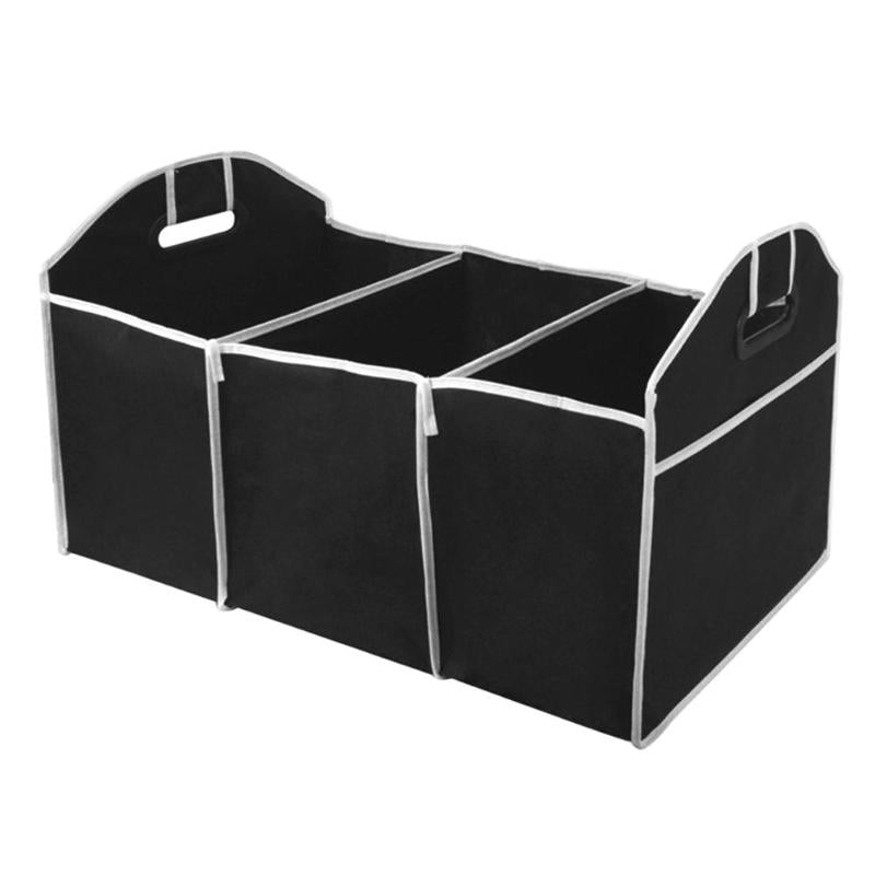 Car Multi-Pocket Organizer Large Capacity Folding Storage Bag Trunk Stowing and Tidying Food Storage Truck Cargo Container Bags - ebowsos