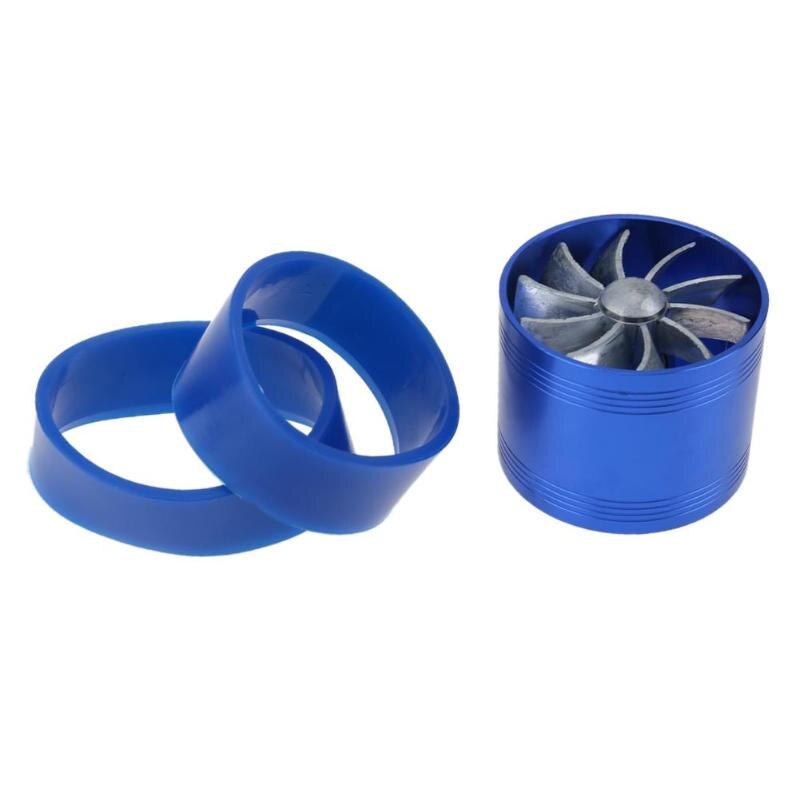 Car Refitting Turbine Turbo Charger Air Intake Gas Fuel Saver Fan Vent Supercharger Modification for Universal Car High Quality - ebowsos
