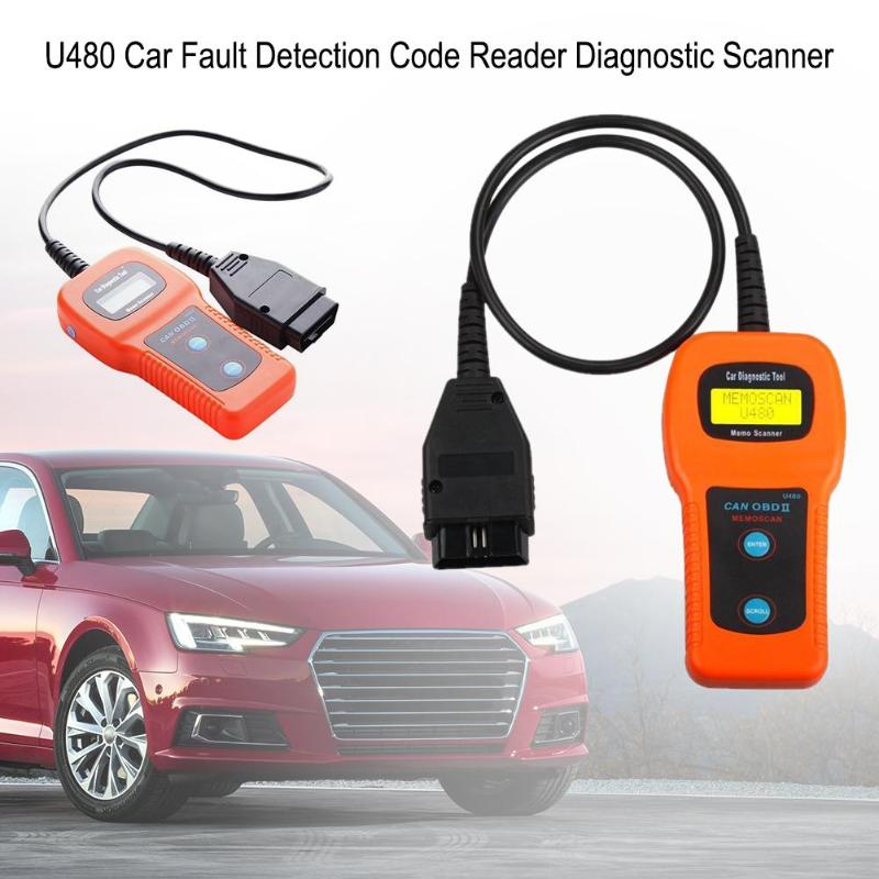 Car Scan Tools U480 Can OBD-II OBD2 Auto Scanner U480 CAN BUS AUTO OBDII EOBD Car Tool Diagnostic Scanner Engine Code Reader - ebowsos