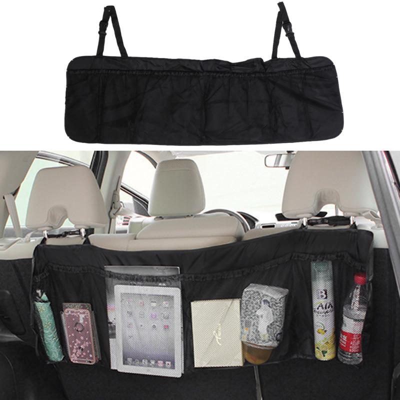 Car Seat Back  Organiser Multi-Pocket Auto Travel  Hanging Storage Bag - ebowsos