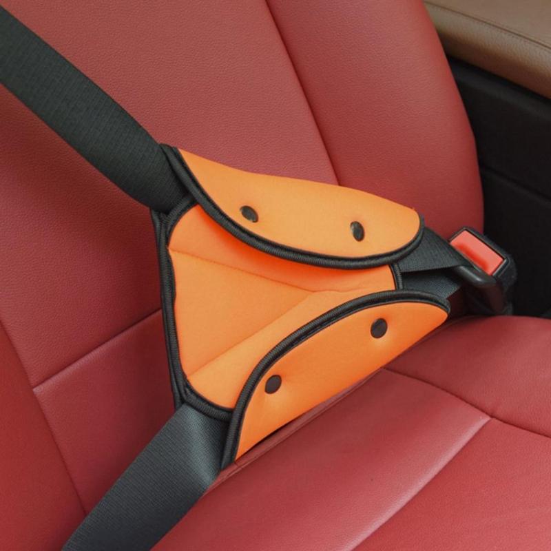 Car Seat Belt Triangle Soft Padding Adjuster For Child Kids Baby Safety Belt Cover Pad Holder Protector Auto Accessories New - ebowsos