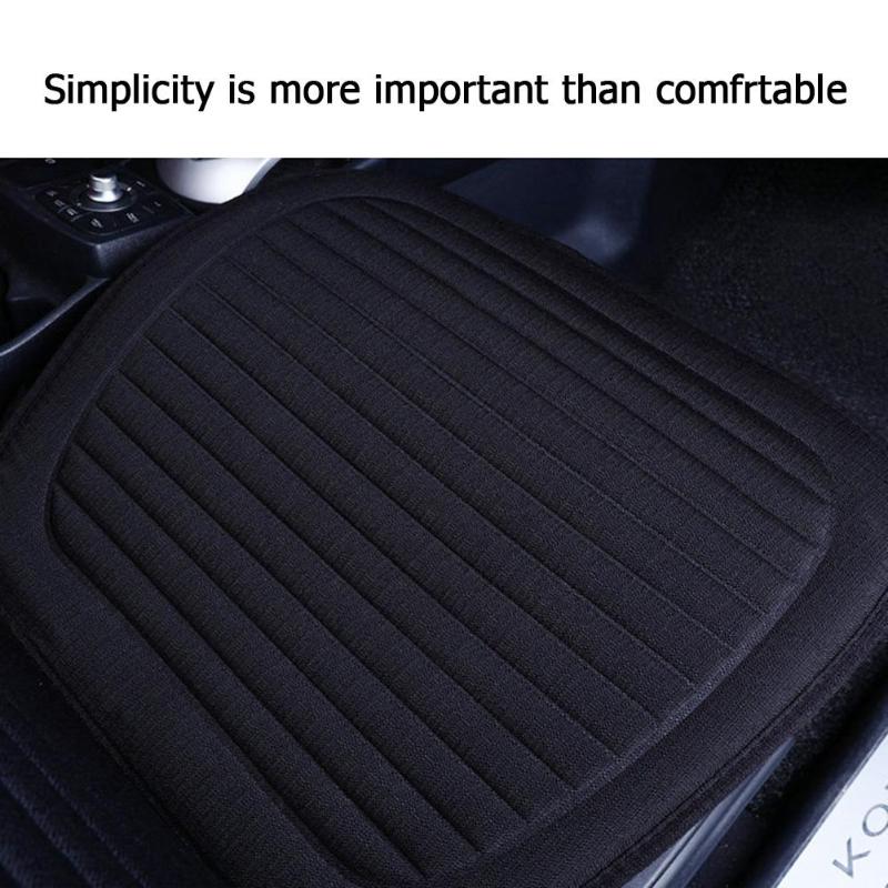 Car Seat Cover Four Seasons Cushion Waterproof Linen Fabric Non-slide Breathable Protector Mat Pad Auto accessories Universal - ebowsos
