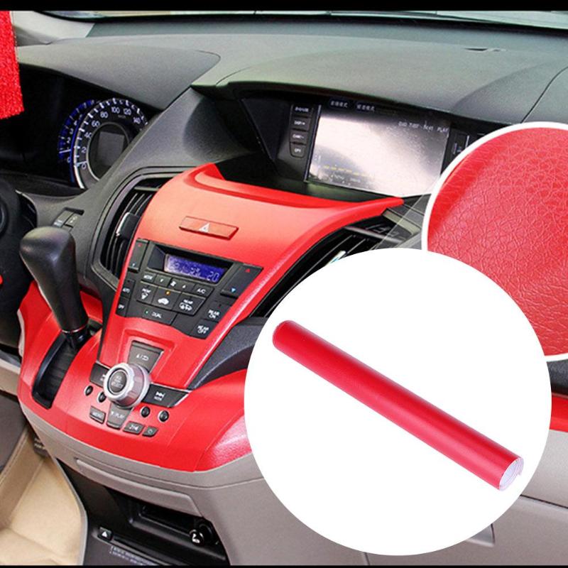 Car Sticker Leather Pattern PVC Adhesive Vinyl Film Stickers For Auto Car Decoration Decals Motorcycle Accessories Automobiles - ebowsos