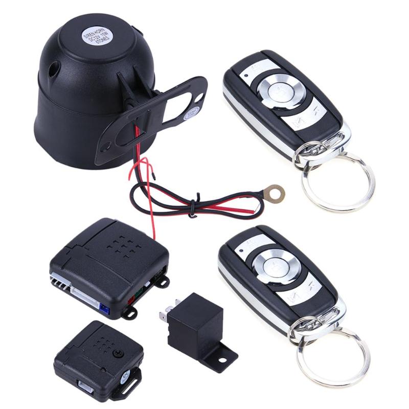Car Vehicle Auto Burglar Alarm Protection Keyless Entry Security System With Remote Controllers Universal Car Alarm Systems Hot - ebowsos